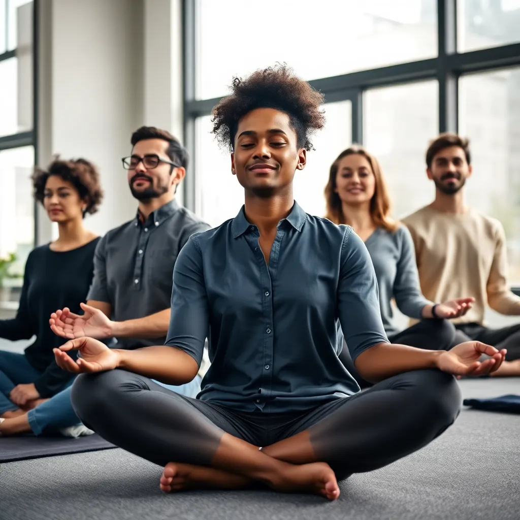 Nederlandse professional die vroeg in de ochtend sport in een park