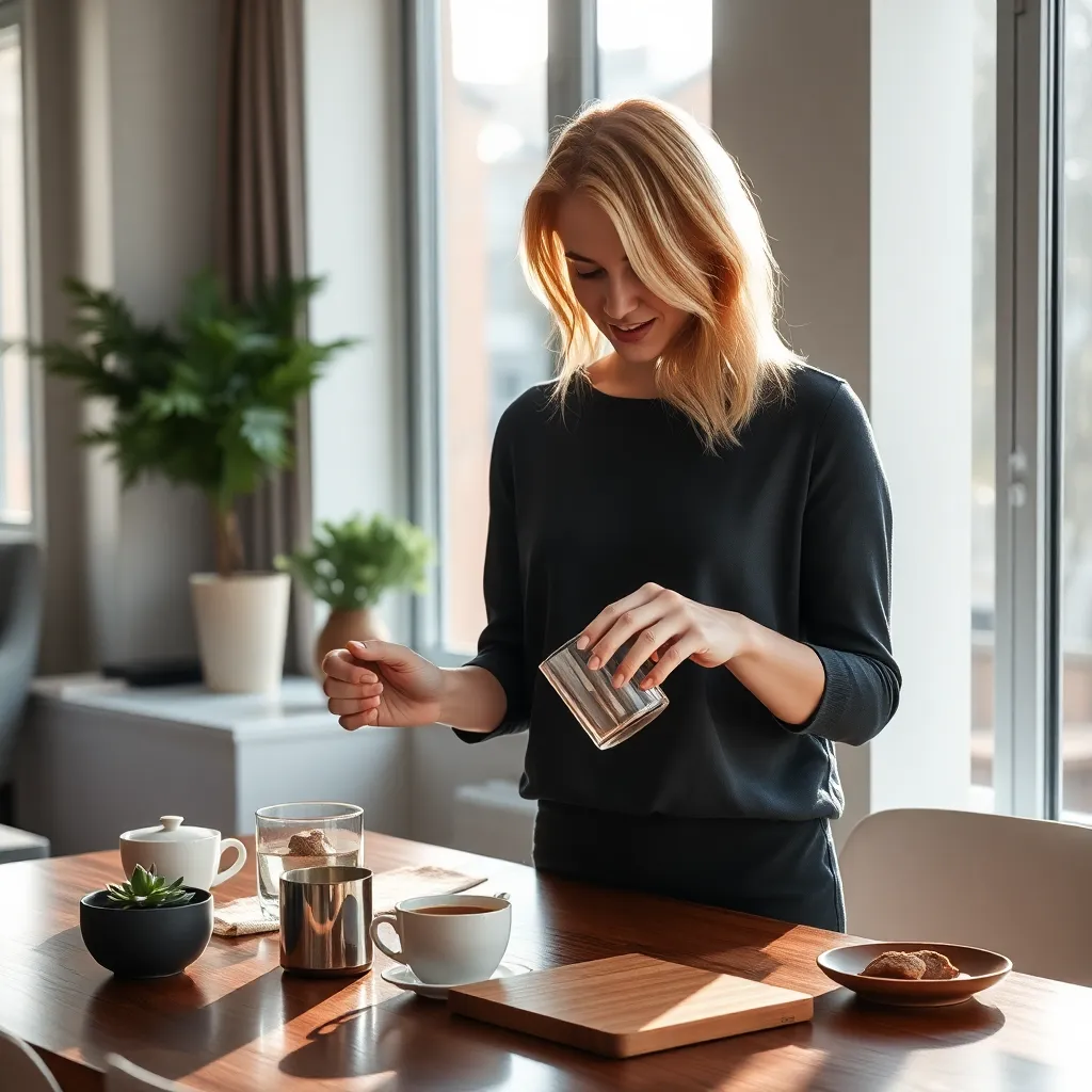 Man die digitale journaling app gebruikt in Nederlands park